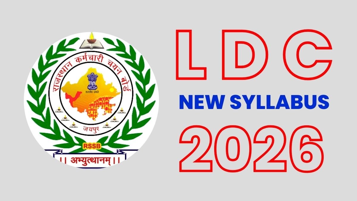 Rajasthan LDC Syllabus 2026 in Hindi